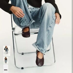 Zara Light Blue Flare Jeans